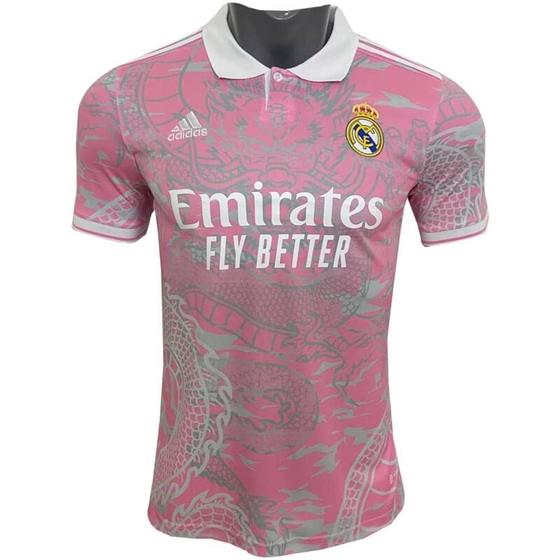 Mens Real Madrid Special Edition Pink Dragon Jersey 2023/24