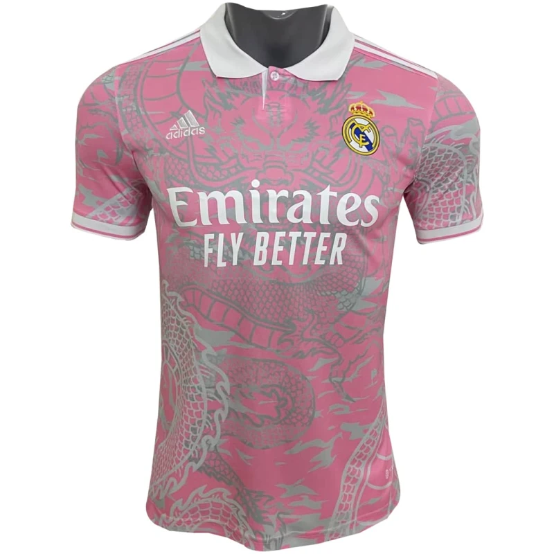 Mens Real Madrid Special Edition Pink Dragon Jersey 2023/24