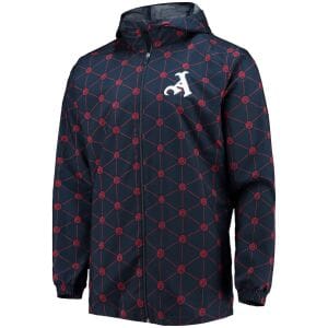 Mens Arsenal AEROREADY Full-Zip Windrunner Jacket Navy 2023/24