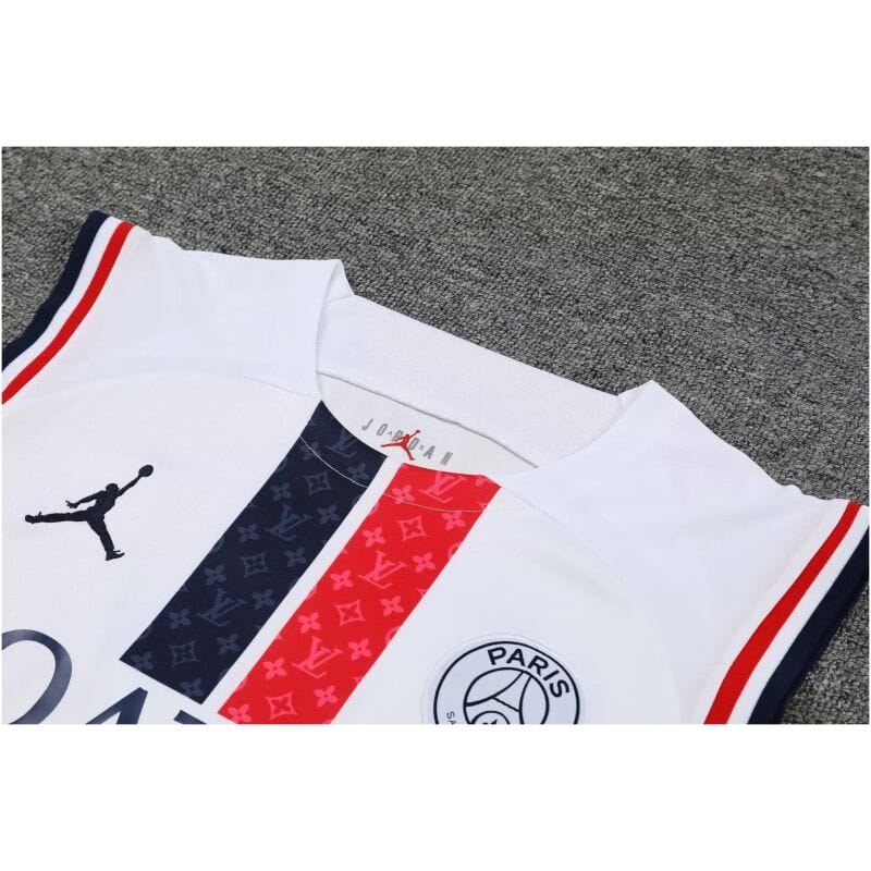 Mens PSG x Jordan Singlet Suit White 2023/24