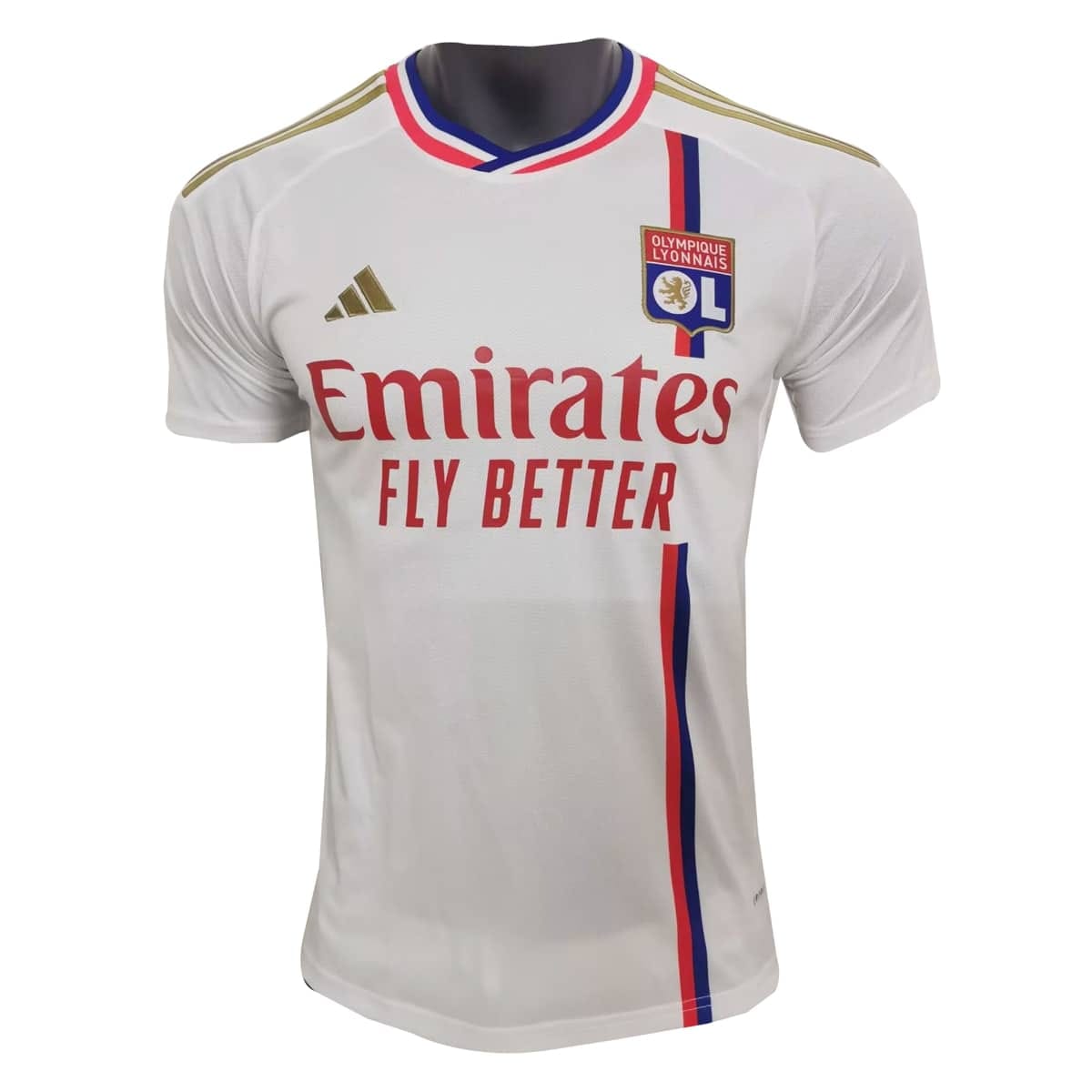 Mens Olympique Lyonnais Home Jersey 2023/24