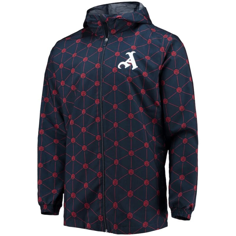 Mens Arsenal AEROREADY Full-Zip Windrunner Jacket Navy 2023/24