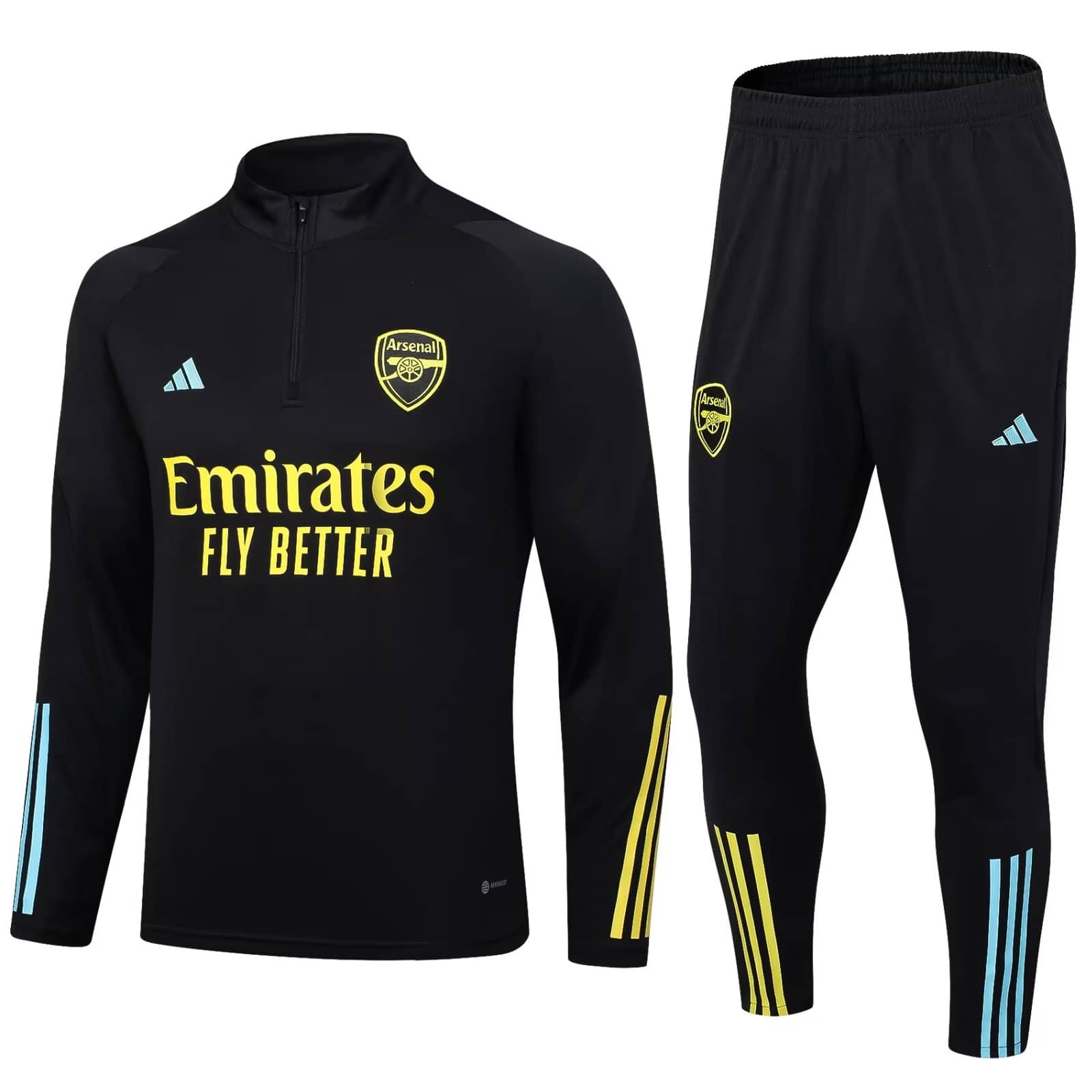 Mens Arsenal Training Suit Black 2023/24