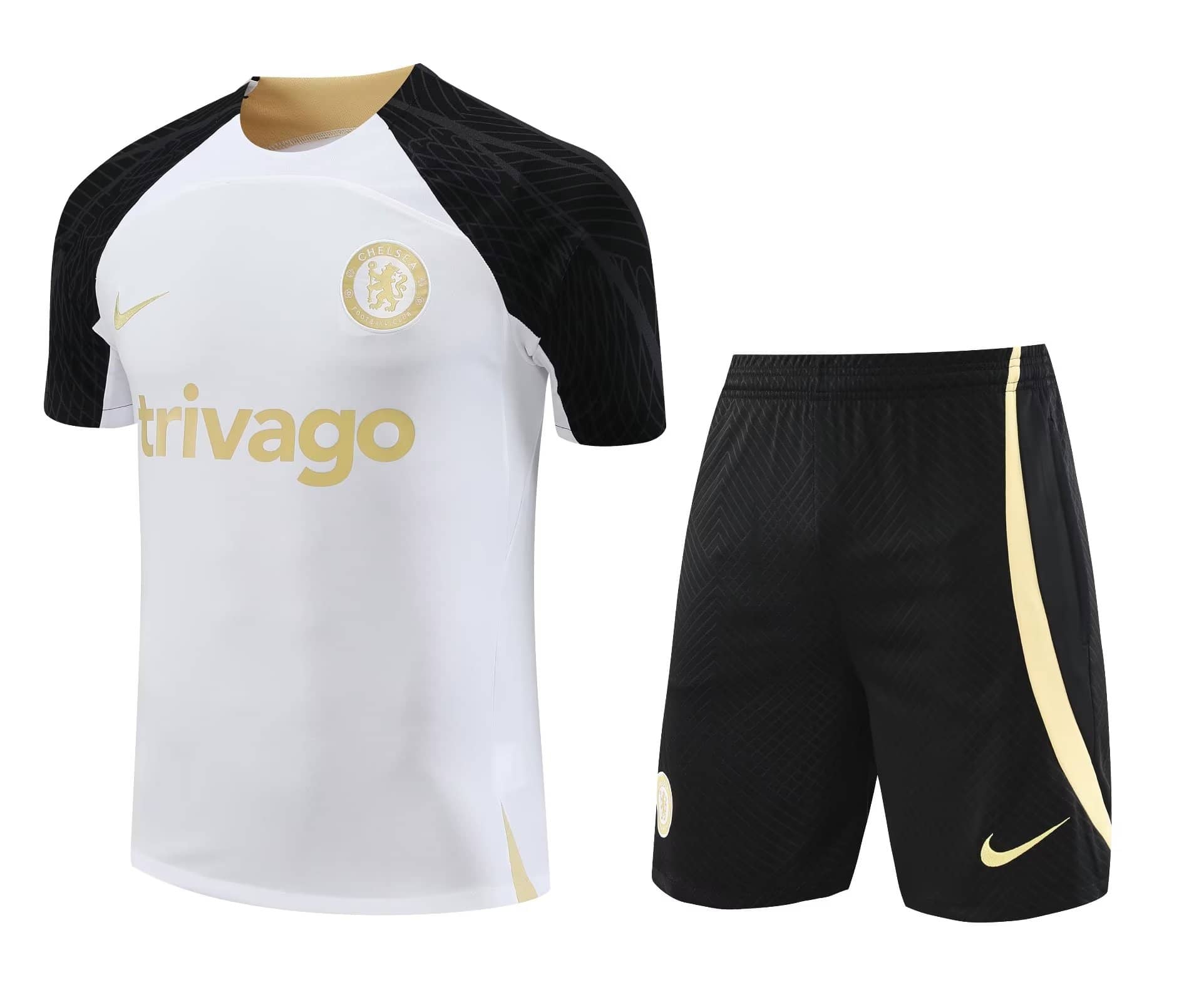 Mens Chelsea Short Training Suit White 2023/24