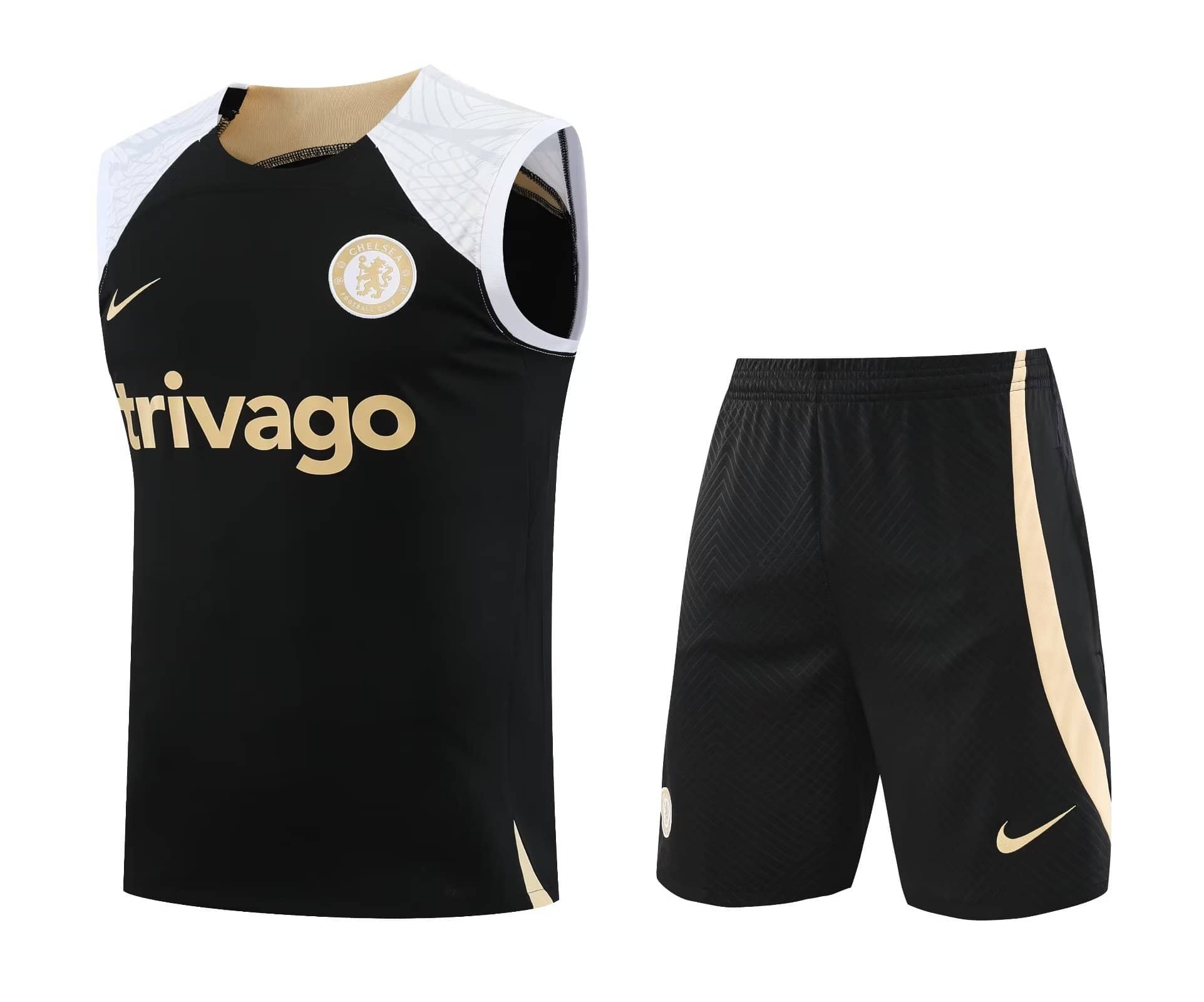 Männer Chelsea Singlet Anzug Schwarz 2023/24