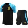 Mens Inter Milan Short Training Suit Black 2023/24