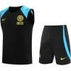 Mens Inter Milan Singlet Suit Black 2023/24