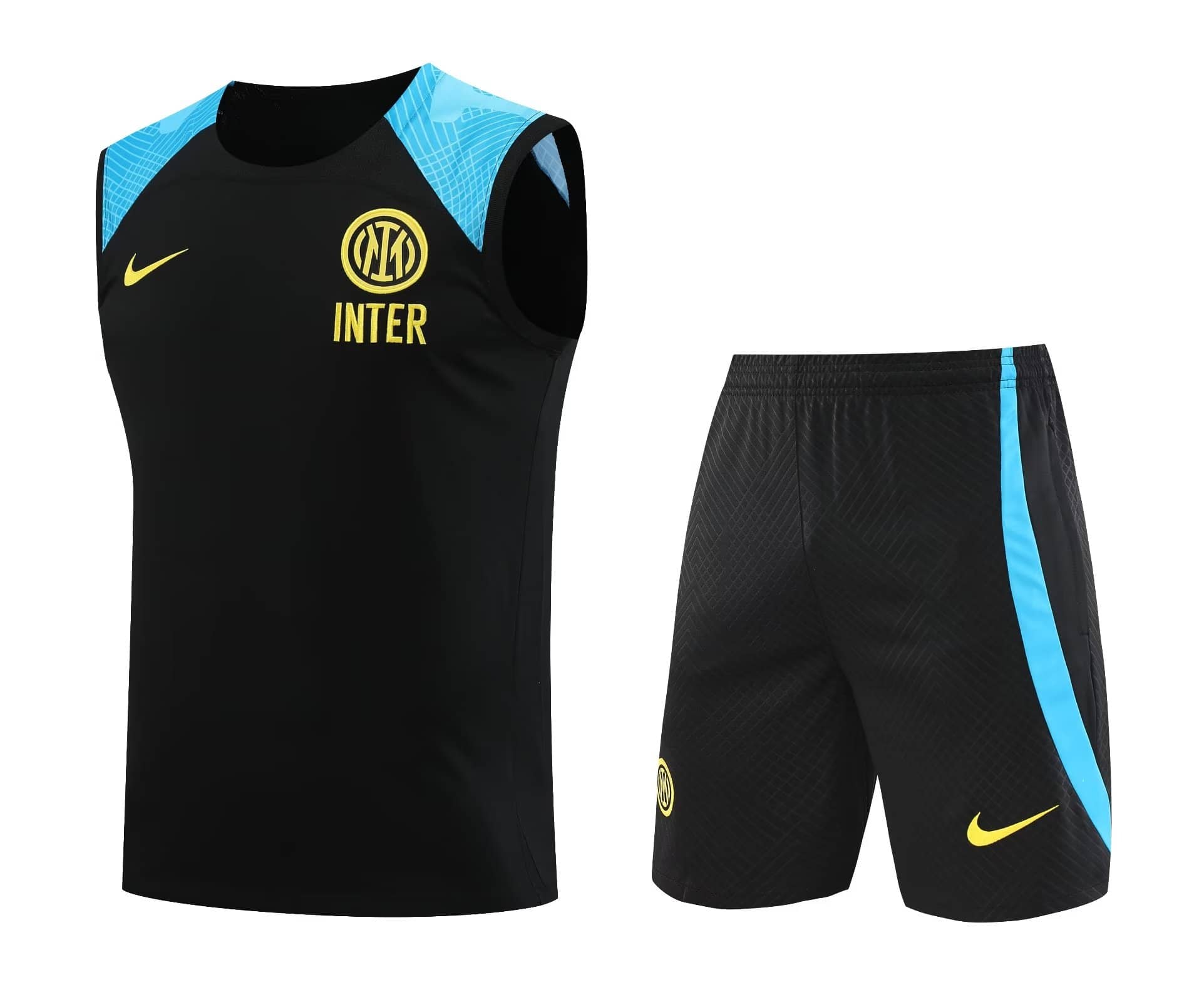 Herren Inter Mailand Singlet Anzug Schwarz 2023/24