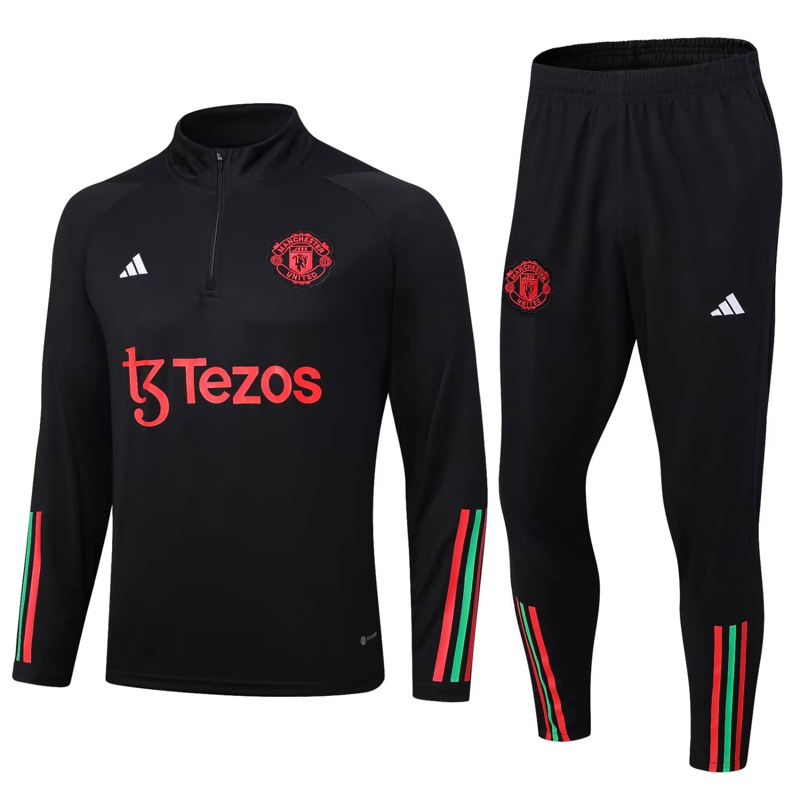 Mens Manchester United Training Suit Black 2023/24