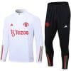 Mens Manchester United Training Suit White 2023/24