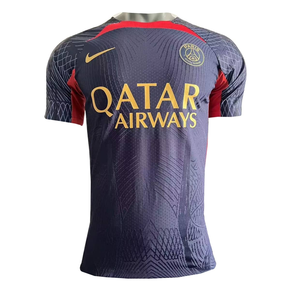 Mens PSG Pre-Match Short Training Authentic Navy Jersey 2023/24 – Match