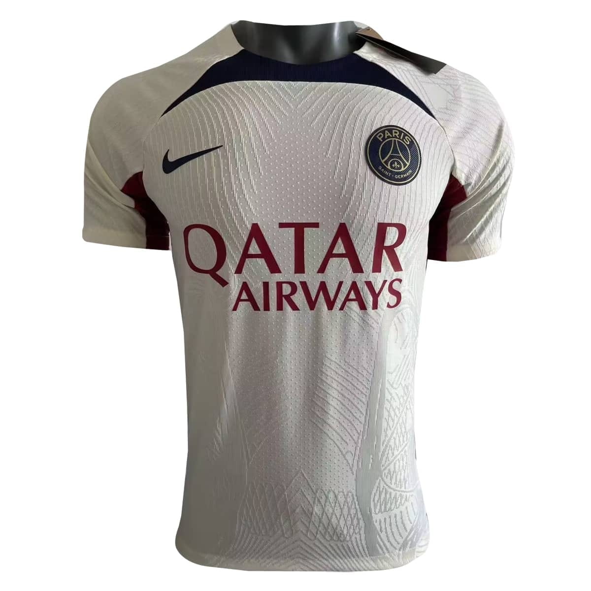 Mens PSG Pre-Match Short Training Authentic White Jersey 2023/24 – Match