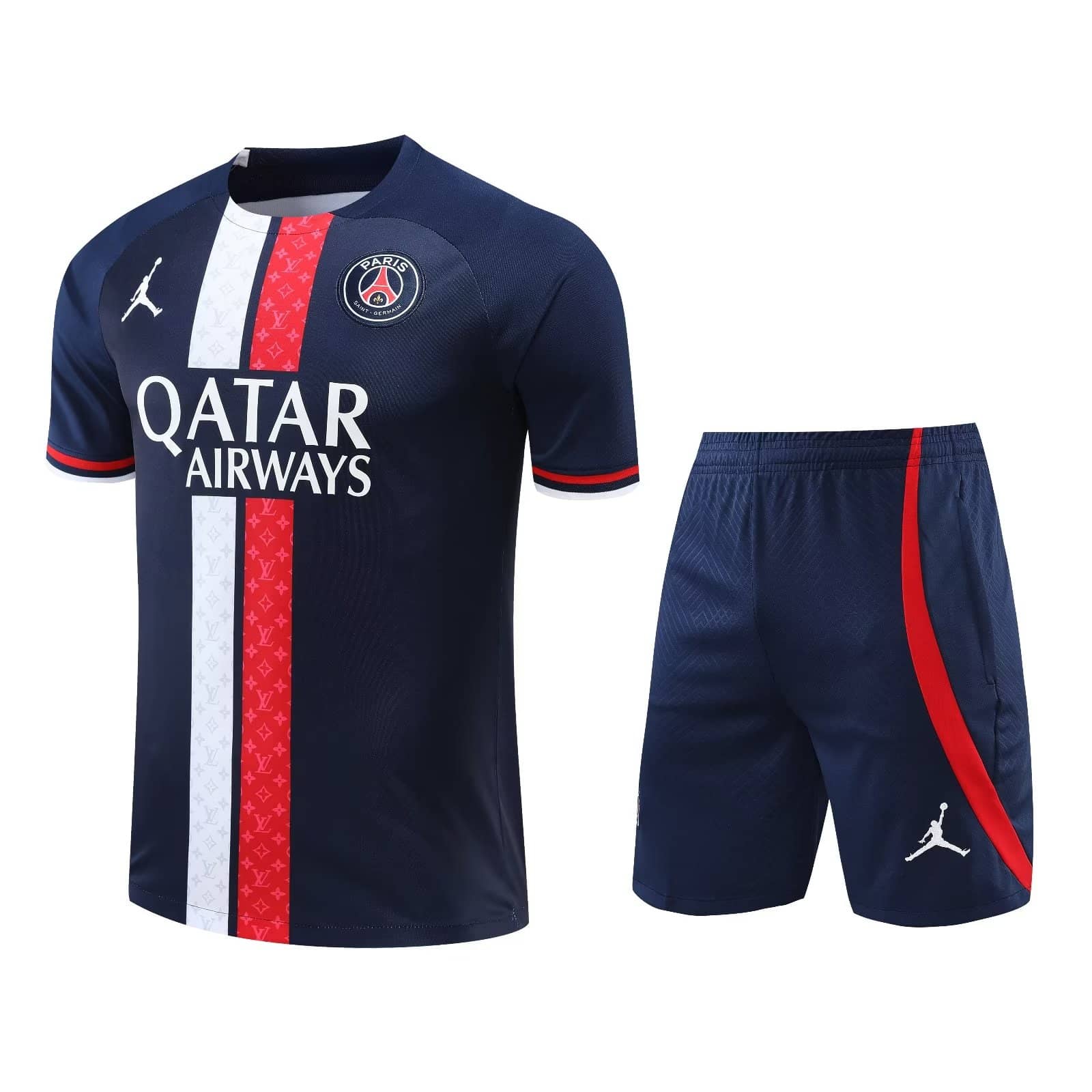 Mens PSG x Jordan Short Training Suit Navy 2023/24