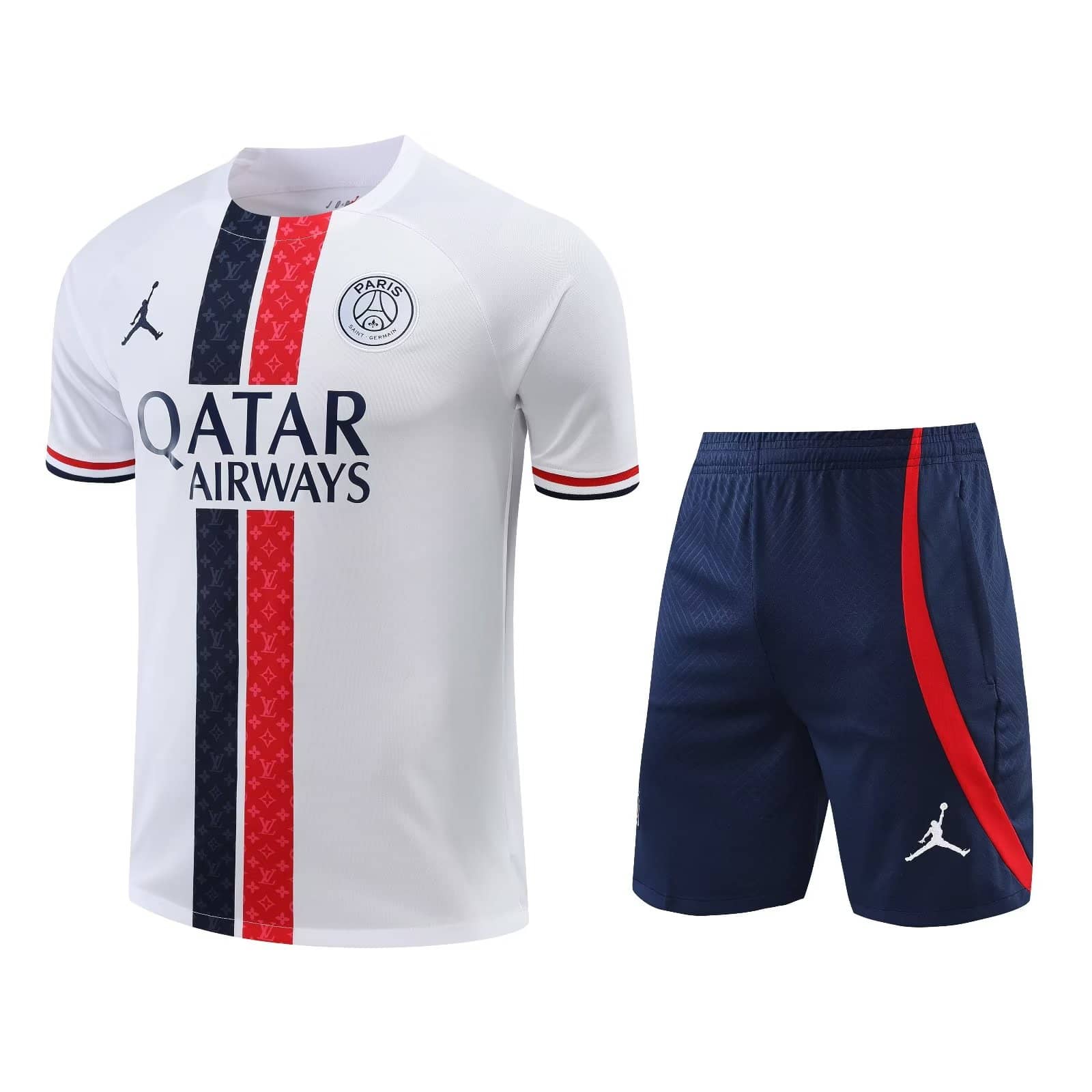 Mens PSG x Jordan Short Training Suit White 2023/24