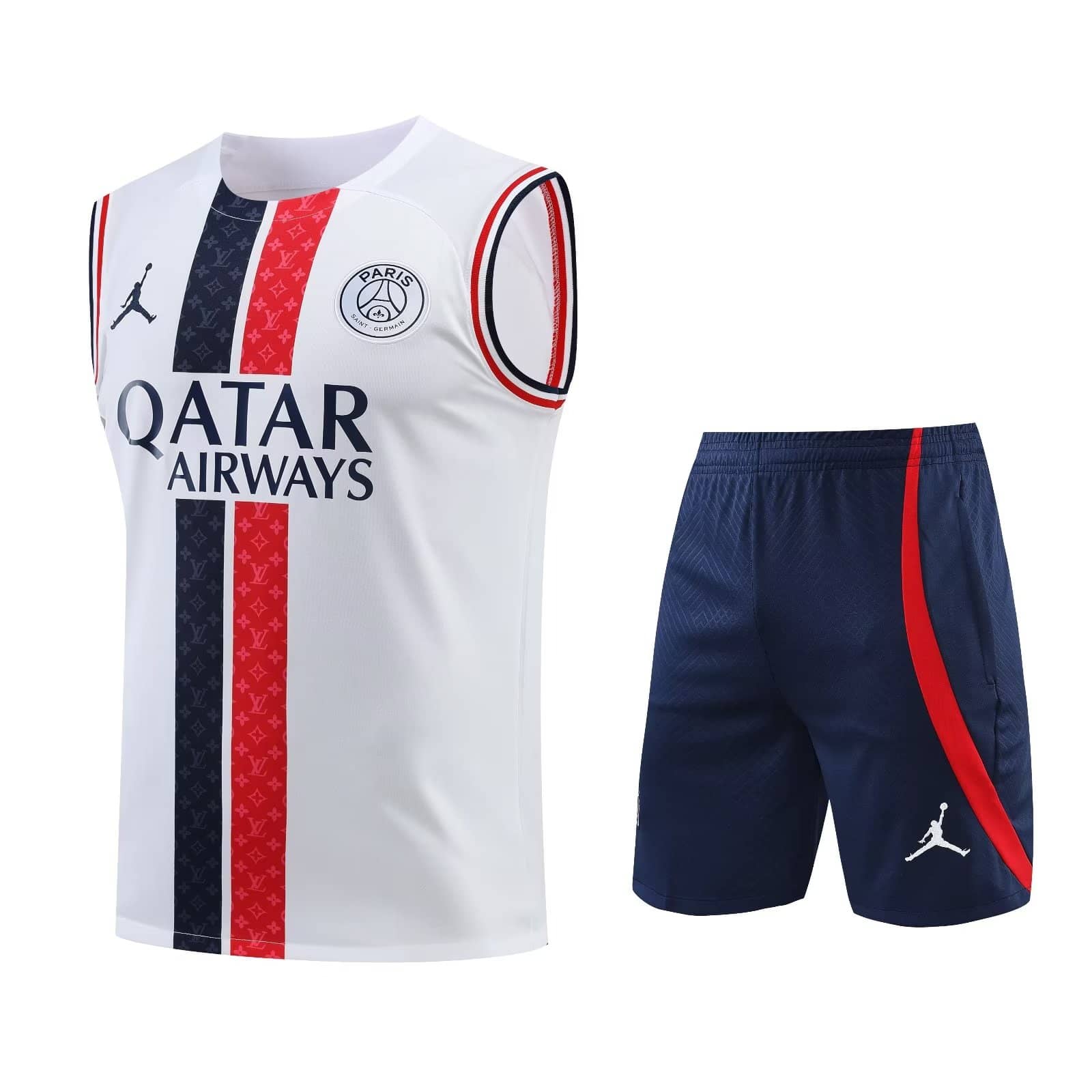 Mens PSG x Jordan Singlet Suit White 2023/24