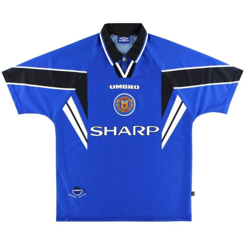Mens Manchester United Retro Third Jersey 1996/98