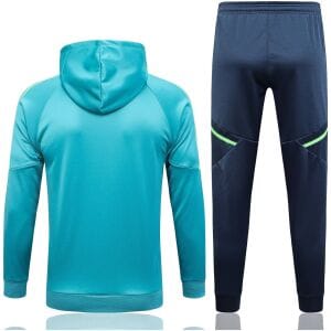 Mens Juventus Hoodie Jacket + Pants Training Suit Green 2023/24