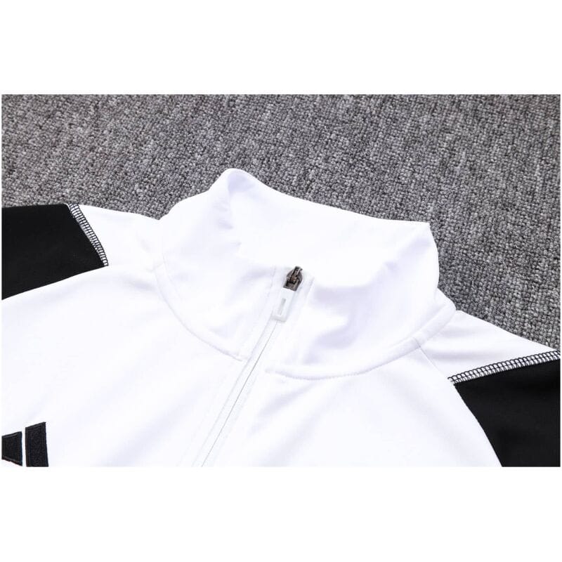 Mens Real Madrid Jacket + Pants Training Suit White 2023/24