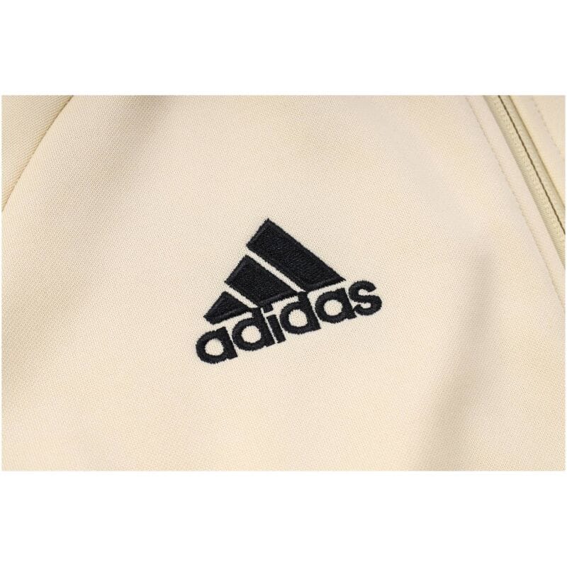 Mens Manchester United Hoodie Jacket + Pants Training Suit Cream 2023/24