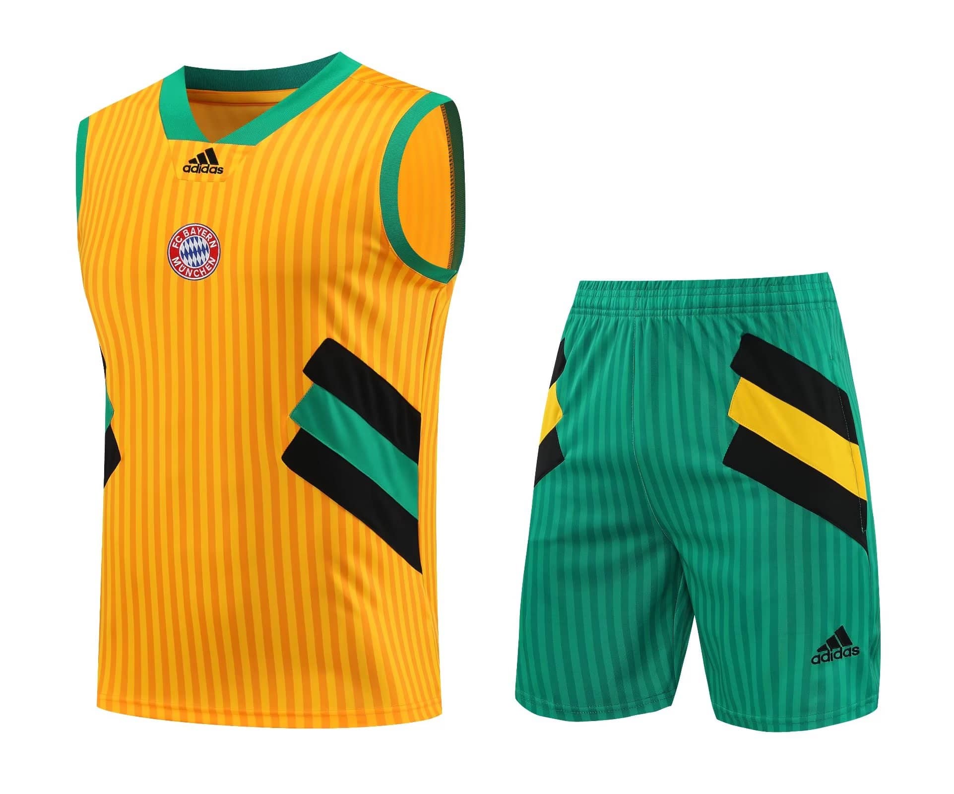 Mens Bayern Munich Singlet Suit Yellow 2023/24