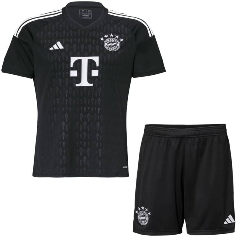 Kids Bayern Munich Goalkeeper Black Jersey 2023/24