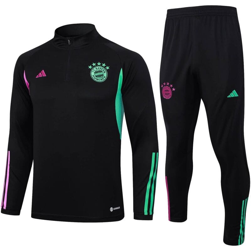 Mens Bayern Munich Training Suit Black 2023/24