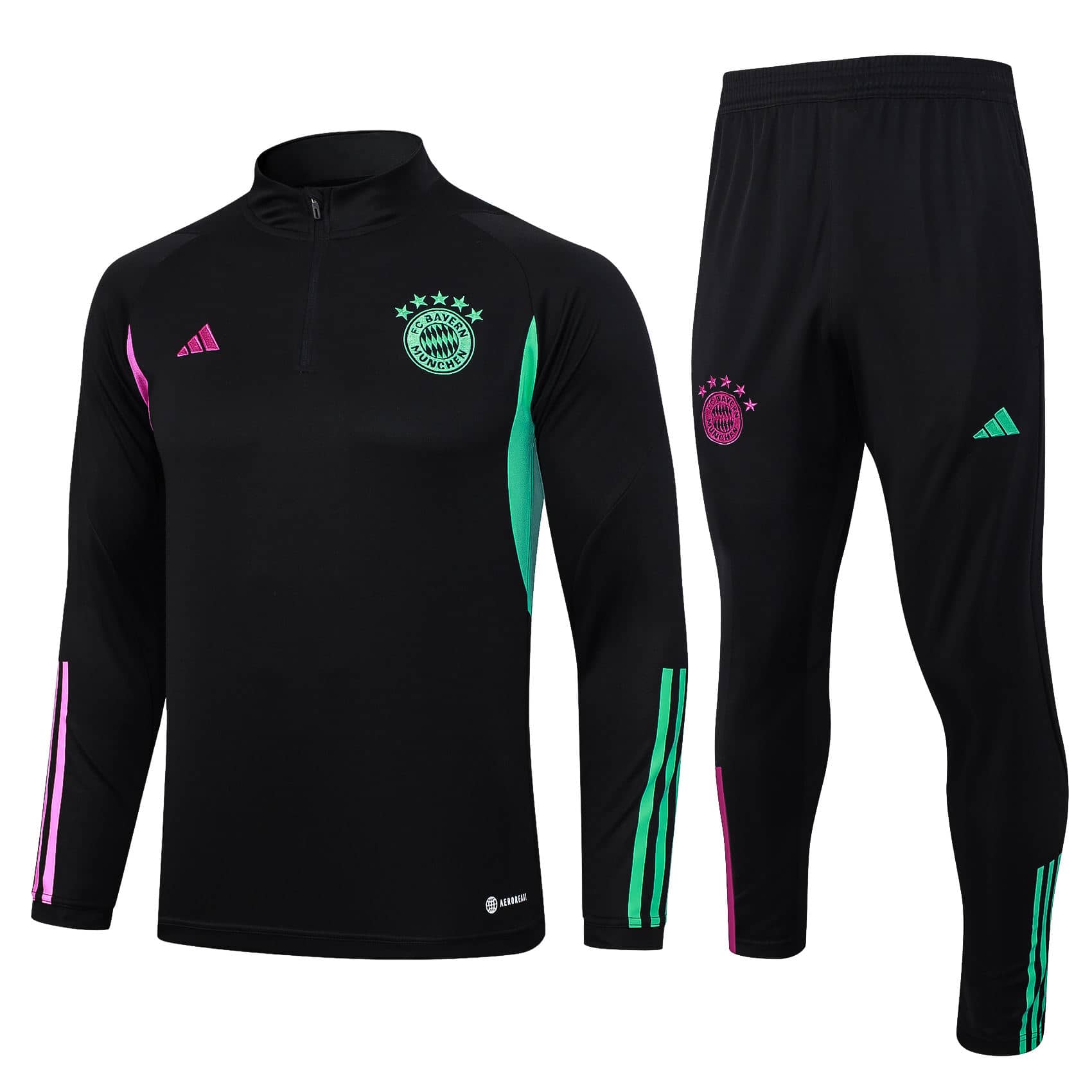 Mens Bayern Munich Training Suit Black 2023/24