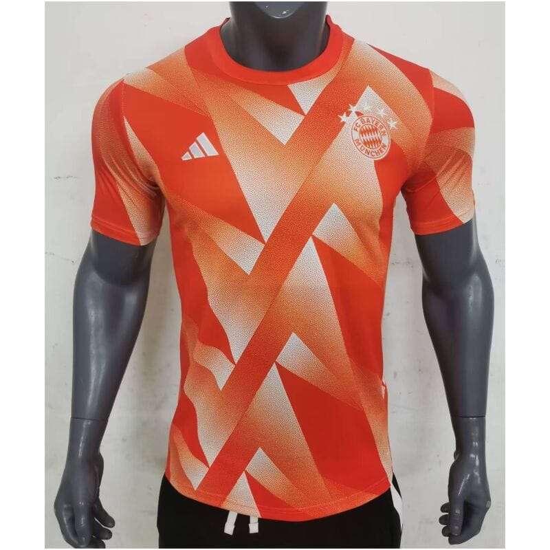 Mens Bayern Munich Short Training Jersey Orange 2023/24