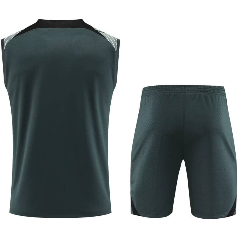 Mens Barcelona Singlet Suit Dark Grey 2023/24