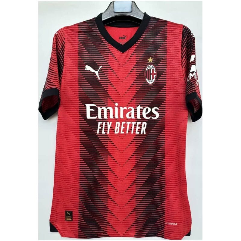 Mens AC Milan Authentic Home Jersey 2023/24 – Match