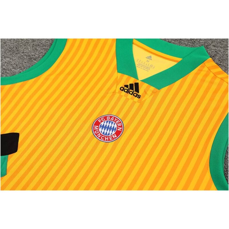 Mens Bayern Munich Singlet Suit Yellow 2023/24