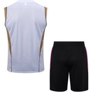 Mens Real Madrid Singlet Suit White 2023/24