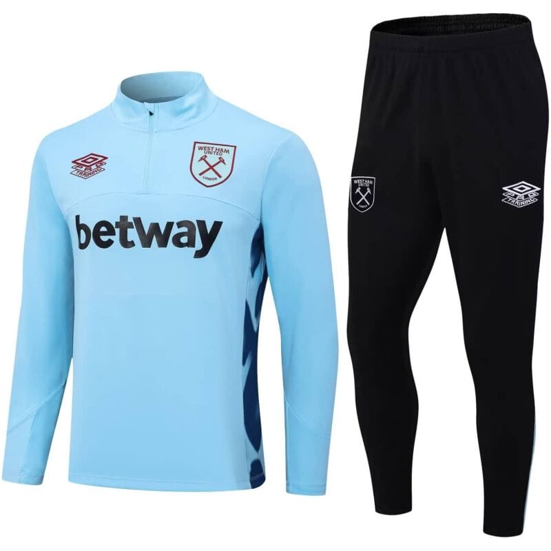 Mens West Ham United Training Suit Blue 2023/24