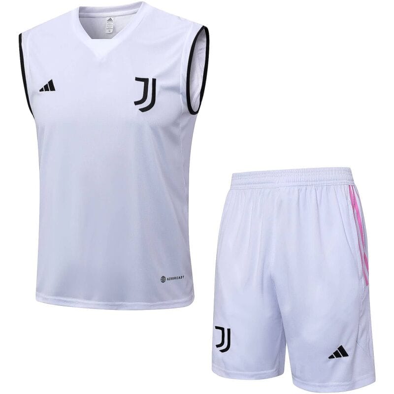 Herren Juventus Singlet Anzug Weiß 2023/24