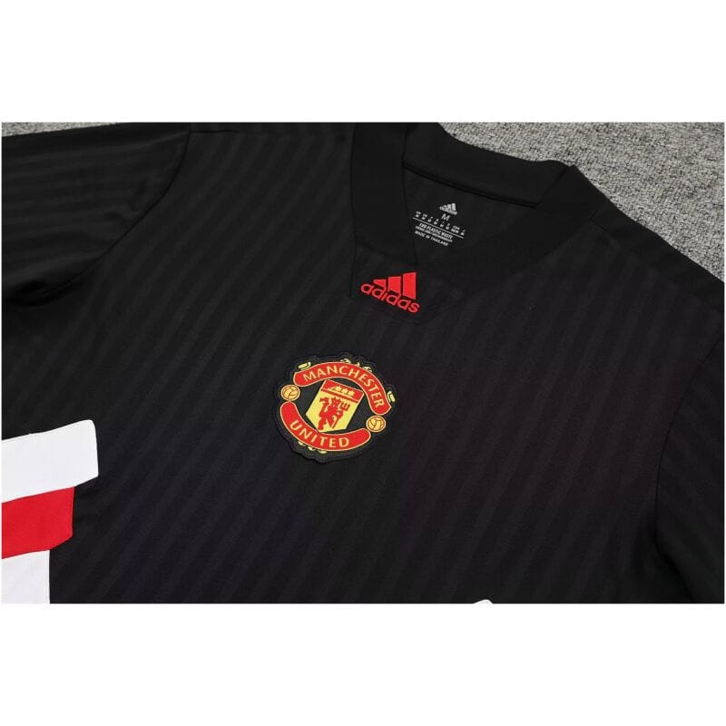 Mens Manchester United Short Training Suit Black 2023/24
