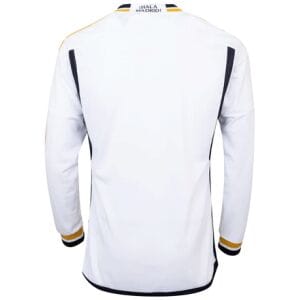 Mens Real Madrid Home Jersey Long Sleeve 2023/24