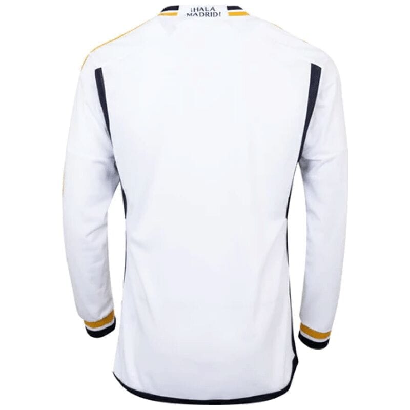 Mens Real Madrid Home Jersey Long Sleeve 2023/24