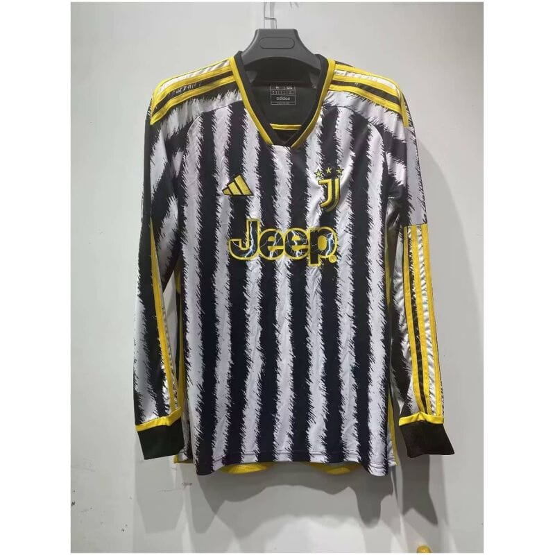 Mens Juventus Home Jersey Long Sleeve 2023/24