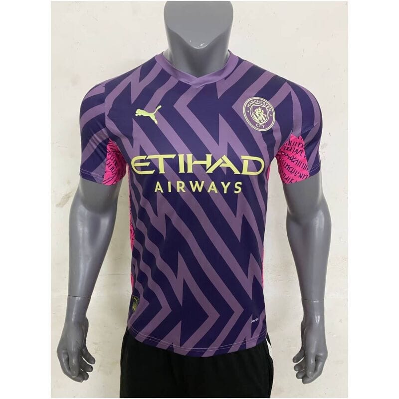 Herren Manchester City Torhüter Lila Trikot 2023/24