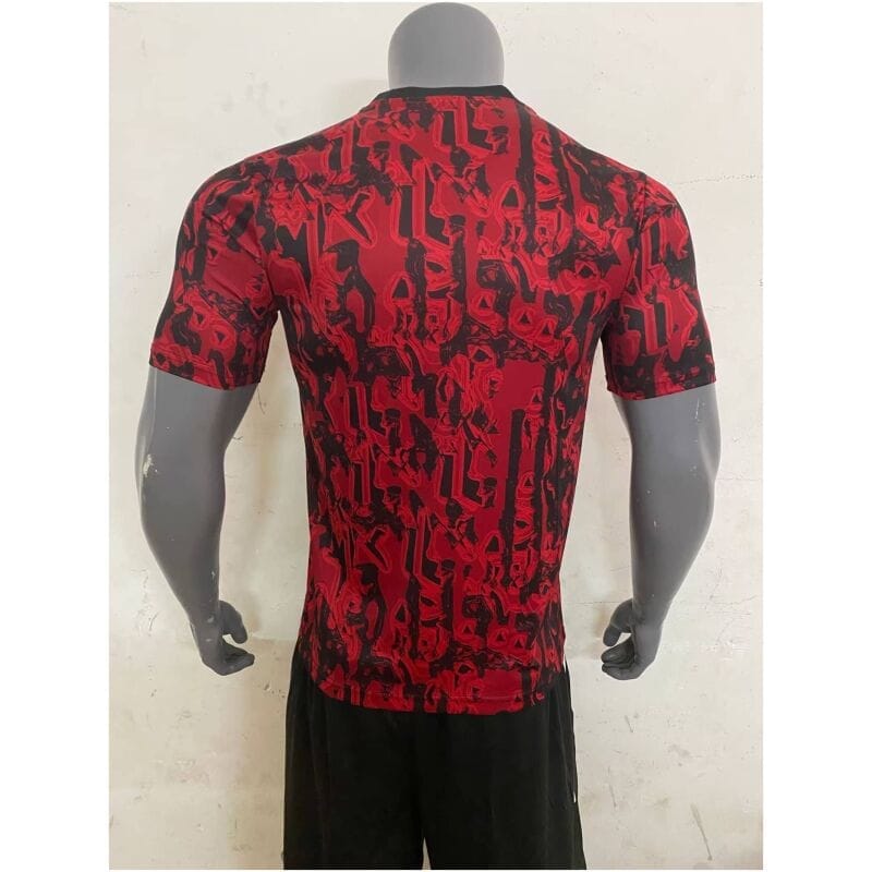 Mens Manchester United Short Training Jersey Red 2023/24