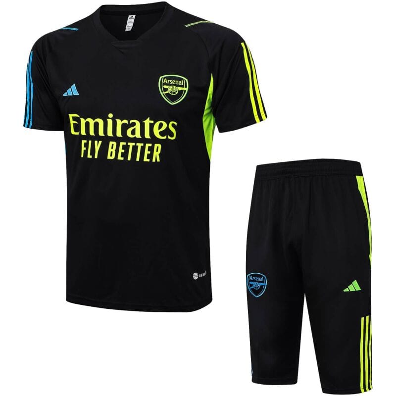 Mens Arsenal Short Training Suit Black 2023/24