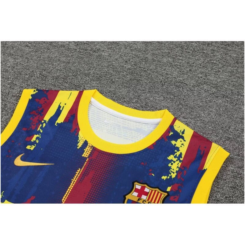 Mens Barcelona Singlet Suit Yellow 2023/24