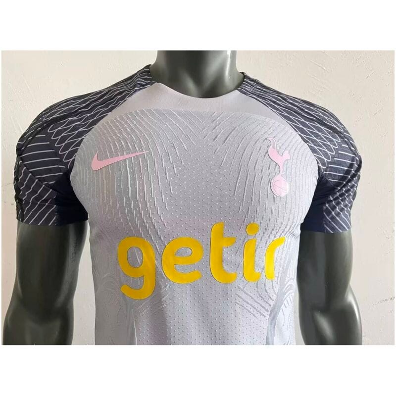 Mens Tottenham Hotspur Pre-Match Short Training Authentic Grey Jersey 2023/24 – Match