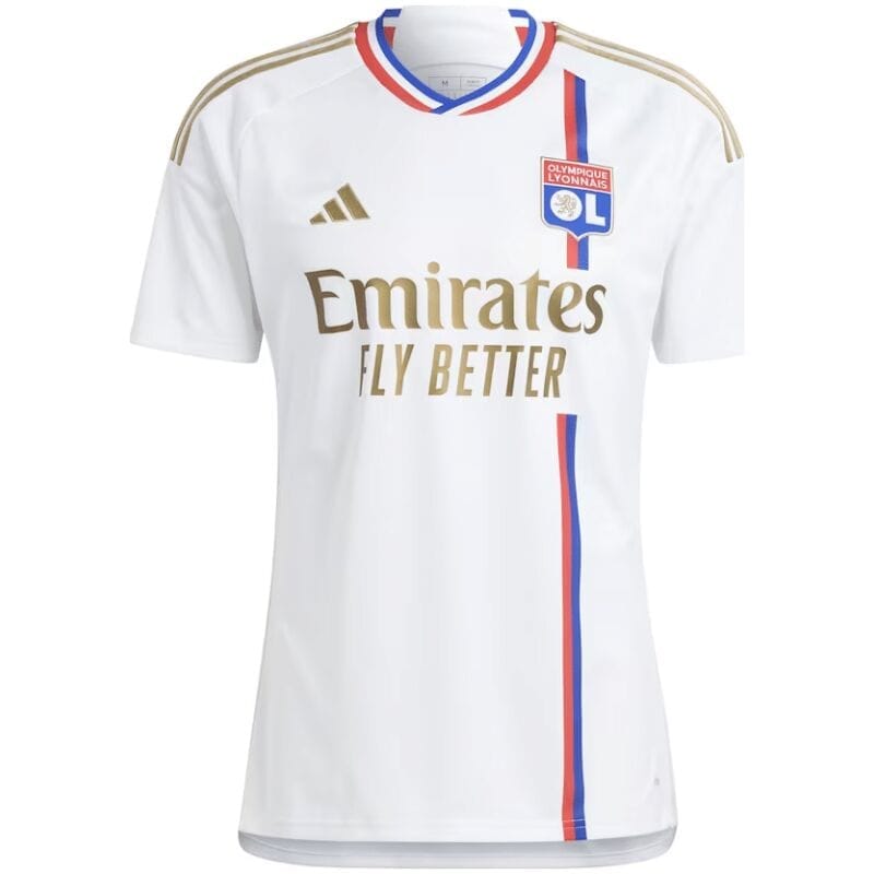 Mens Olympique Lyonnais Home Jersey 2023/24