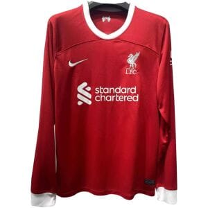 Mens Liverpool Home Jersey Long Sleeve 2023/24