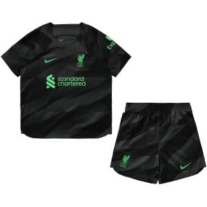 Kids Liverpool Goalkeeper Black Jersey 2023/24