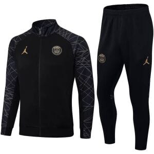 Mens PSG x Jordans Jacket + Pants Training Suit Black II 2023/24
