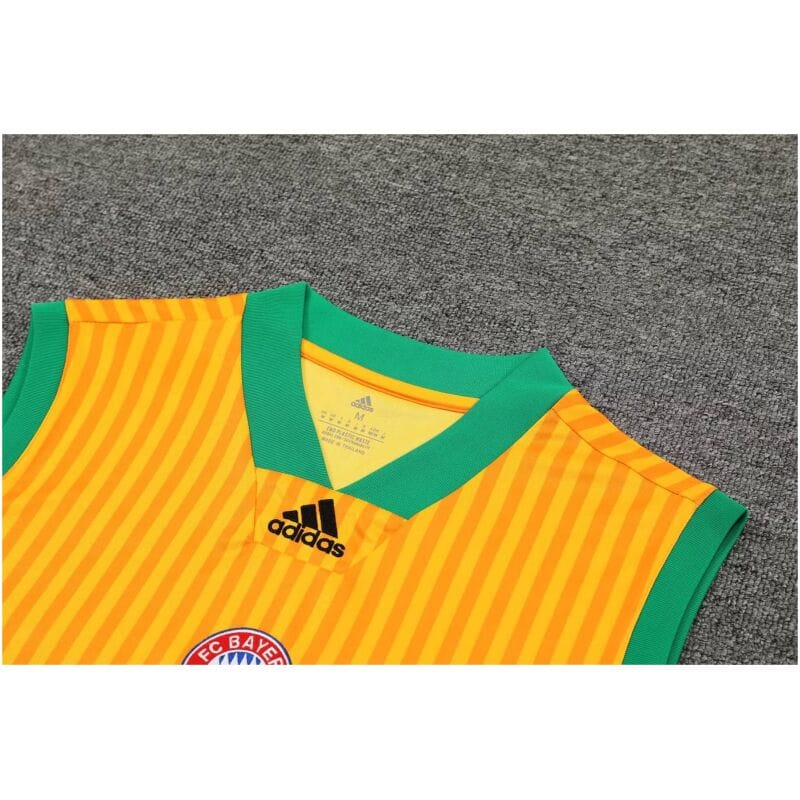 Mens Bayern Munich Singlet Suit Yellow 2023/24