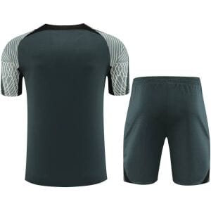 Mens Barcelona Short Training Suit Dark Grey 2023/24