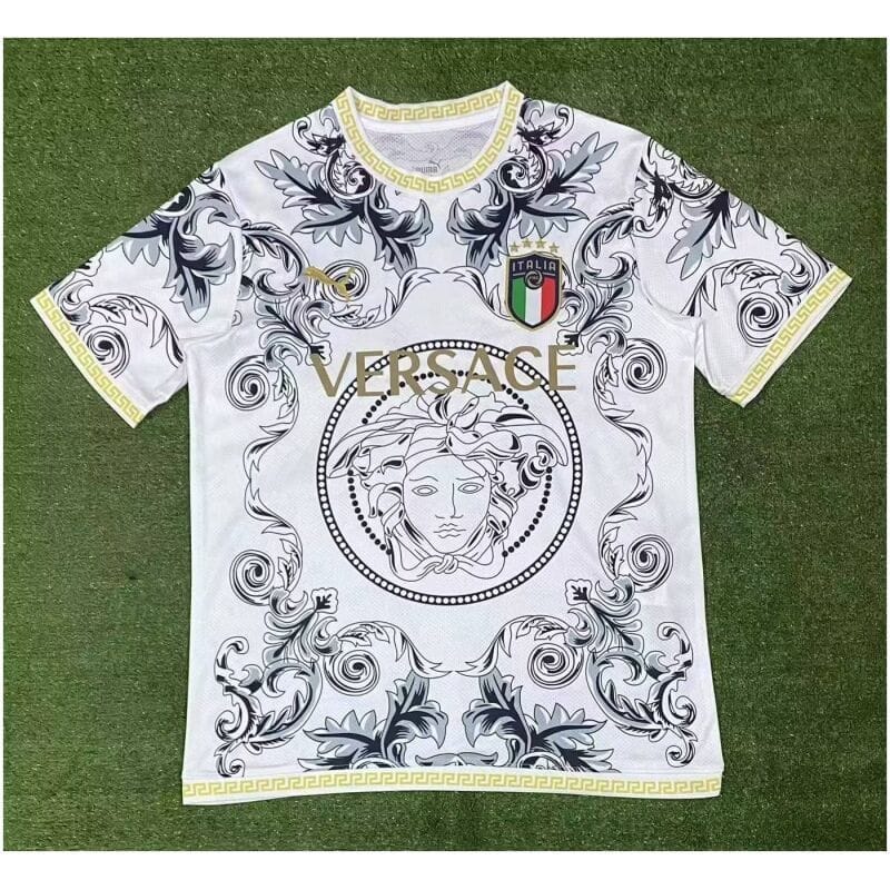 Mens Italy x Versace Special Edition Jersey White 2023